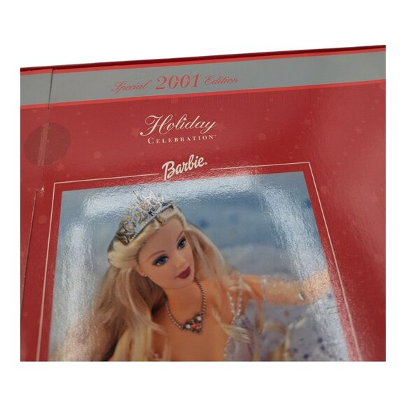 Vtg Special 2001 Edition Holiday Celebration Barbie Doll Mattel In Box #50304 - Picture 4 of 8